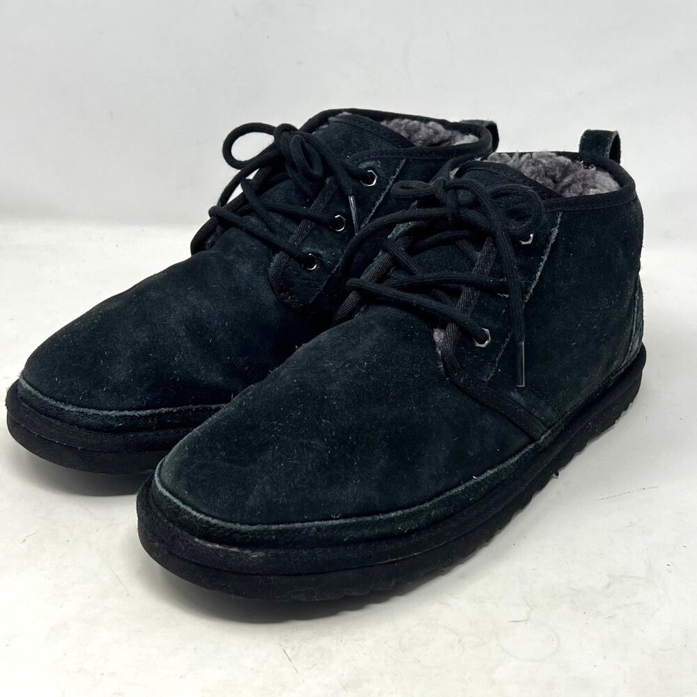 UGG 3236 Neumel Women's Suede Wool Chukka Ankle Boots - Black - Size 12